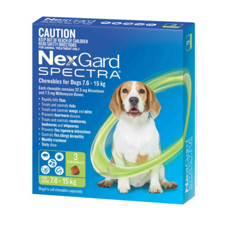 넥스가드 스펙트라 미디움 (Nexgard Spectra Medium) 7.5 - 15 kg