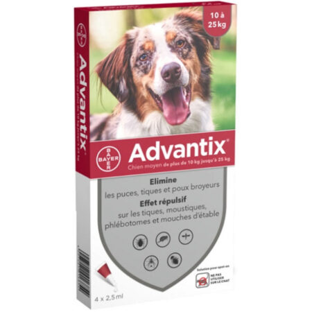 어드밴틱스 강아지용 (Advantix Dogs) 10-25kg