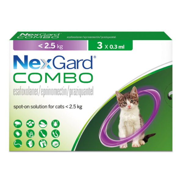 넥스가드 콤보(Nexgard Combo) 고양이용 2.5kg 이하