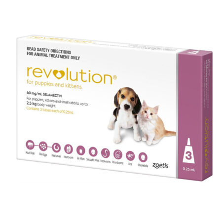 레볼루션 핑크 퍼피 앤 키튼 (Revolution Pink Puppy and Kittens) 2.5kg미만 강아지 및 아기고양이용