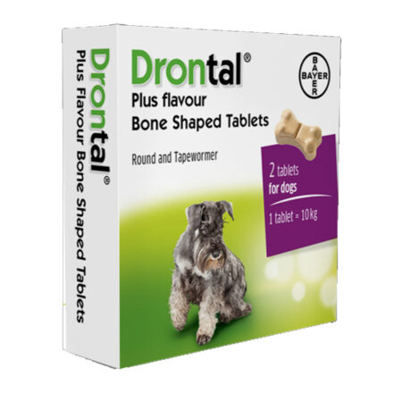 드론탈 뼈다귀 간식약 (Drontal Tasty Bone Tablets for Dogs)